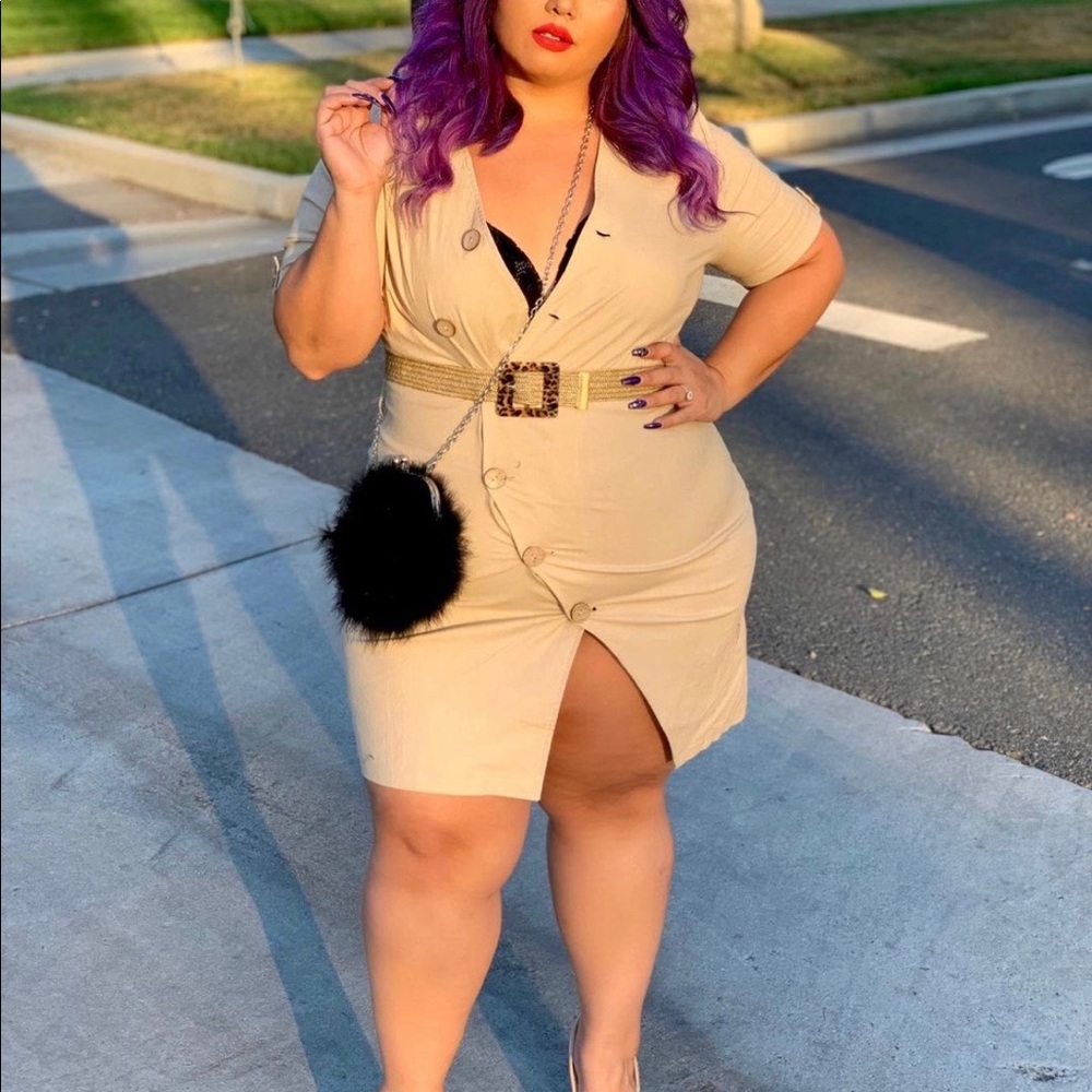 Beige dress